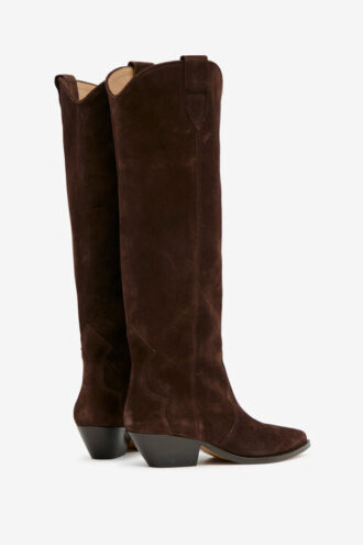 Denvee Cowboyboots i semsket kalveskinn
