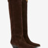 Denvee Cowboyboots i semsket kalveskinn