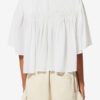 Destiny smocket topp i bomullsvoile Destiny smocket topp i bomullsvoile