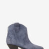 Dewina cowboyboots i semsket kalveskinn