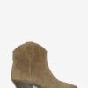 Dewina cowboyboots i semsket kalveskinn