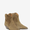Dewina cowboyboots i semsket kalveskinn