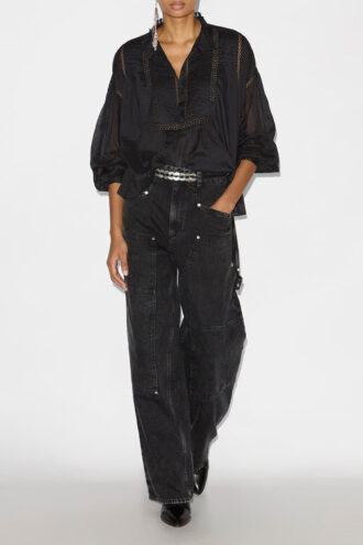 Disia bomullsvoile-bluse
