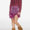 Dova Draped Printed Elasticated Tulle Skirt Dova Draped Printed Elasticated Tulle Skirt