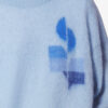 Drany tofarget mohairgenser med logo Drany tofarget mohairgenser med logo