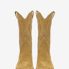 Duerto broderte cowboyboots i semsket kalveskinn