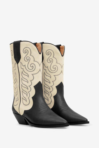 Duerto cowboystøvler i semsket skinn