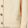 Eborah Alpaca Cardigan med logo Eborah Alpaca Cardigan med logo