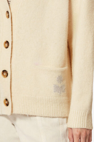 Eborah Alpaca Cardigan med logo Eborah Alpaca Cardigan med logo