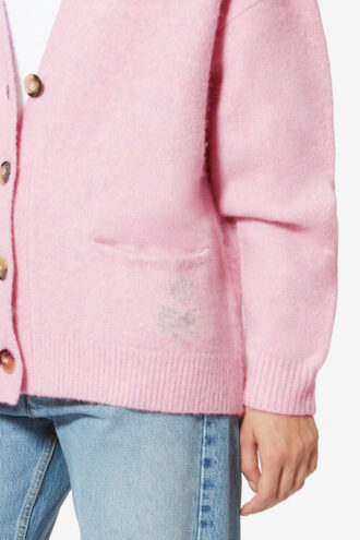 Eborah Alpaca Cardigan med logo Eborah Alpaca Cardigan med logo