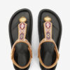 Enore broderte skinnsandaler