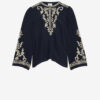 Falonne brodert kreppbluse Falonne brodert kreppbluse