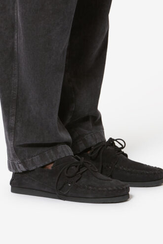 Fenlis loafers i semsket kalveskinn