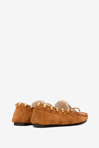 Fitza fôrede skinnloafers