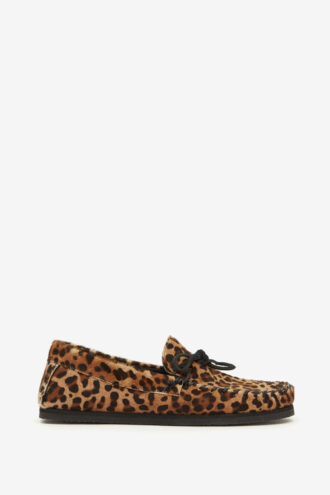 Fitzo loafers i trykt skinn
