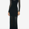 Florie Lace Patchwork Knit Dress Florie Lace Patchwork Knit Dress