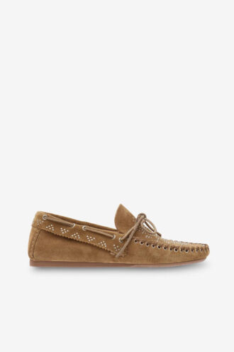 Freen loafers i semsket skinn