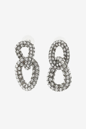 Funky ringøreringer med rhinestones