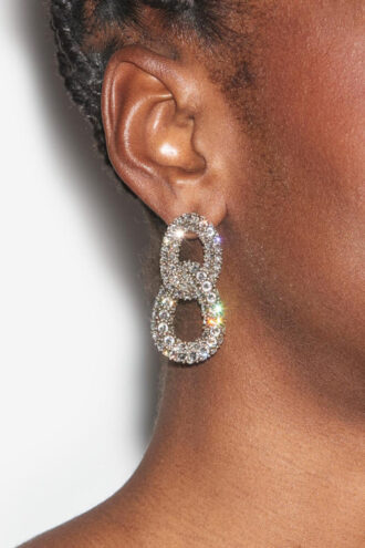 Funky ringøreringer med rhinestones