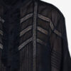 Gaia-bluse i ensfarget bomullsvoile