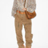 Gayle-bluse i bomullsvoile med trykk Gayle-bluse i bomullsvoile med trykk
