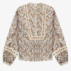 Gayle-bluse i bomullsvoile med trykk Gayle-bluse i bomullsvoile med trykk