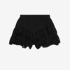 Geana shorts i bomull og blonder med volanger Geana shorts i bomull og blonder med volanger