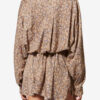 Harmony blomstret silkekjole i jacquard