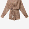 Harmony blomstret silkekjole i jacquard