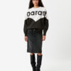 Houston tofarget sweatshirt med logo Houston tofarget sweatshirt med logo