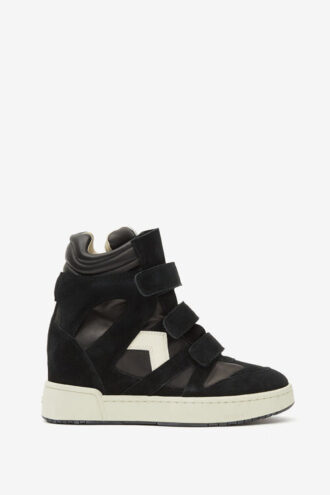 Im3 høye sneakers i skinn med kilehæl Im3 høye sneakers i skinn med kilehæl