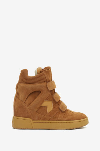 Im3 høye sneakers i skinn med kilehæl Im3 høye sneakers i skinn med kilehæl