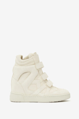 Im3 høye sneakers i skinn med kilehæl Im3 høye sneakers i skinn med kilehæl