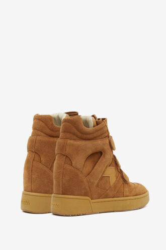 Im3 høye sneakers i skinn med kilehæl Im3 høye sneakers i skinn med kilehæl