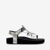 Isela flate skinnsandaler Isela flate skinnsandaler