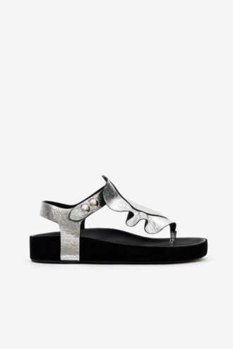 Isela flate skinnsandaler