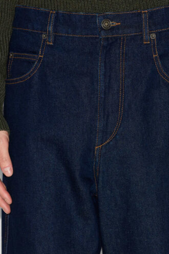 Jameson Raw Denim-jeans med vid ben