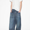 Janael høyhalset jeans med løs passform Janael høyhalset jeans med løs passform