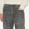 Janael høyhalset jeans med løs passform Janael høyhalset jeans med løs passform