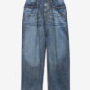 Janael høyhalset jeans med løs passform Janael høyhalset jeans med løs passform