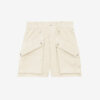 Jemmy Workwear-stil shorts i ensfarget bomull