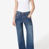 Jeyda Denimjeans med synlige sømmer