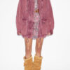 Joanna Workwear-jakke i ensfarget denim