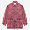 Joanna Workwear-jakke i ensfarget denim