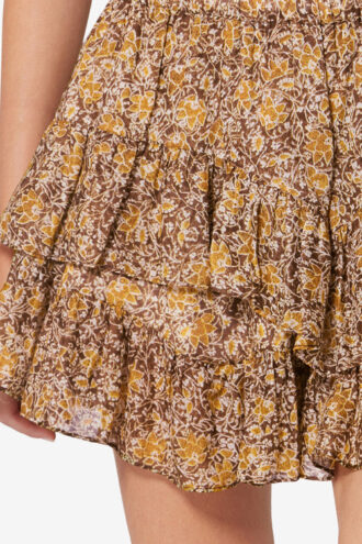 Jocadia shorts i økologisk bomullsvoile med print