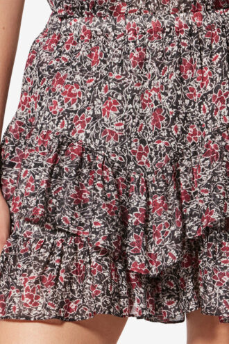 Jocadia shorts i økologisk bomullsvoile med print