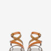 Jopee flate sandaler med nitter