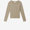 Kaaron Striped bomulls- og lin-T-skjorte