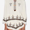 Kameya brodert topp i gasbind Kameya brodert topp i gasbind