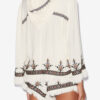 Kameya brodert topp i gasbind Kameya brodert topp i gasbind